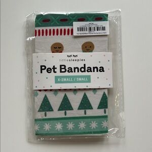 Little Sleepies Fair Isle Pet Bandana X-Small/Small